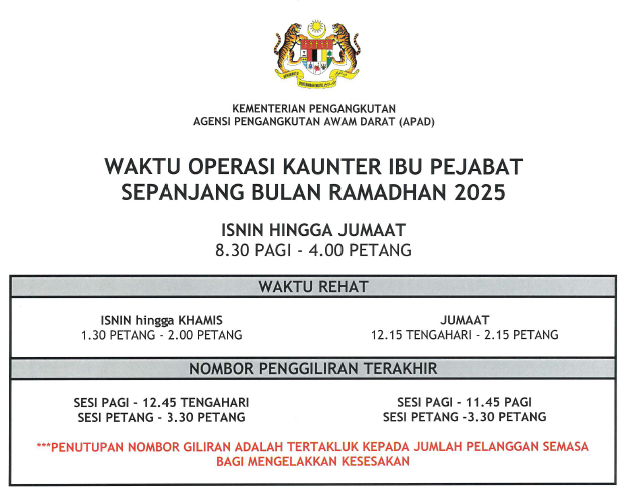 WAKTUOPERASIKAUNTERIBUPEJABATAPAD