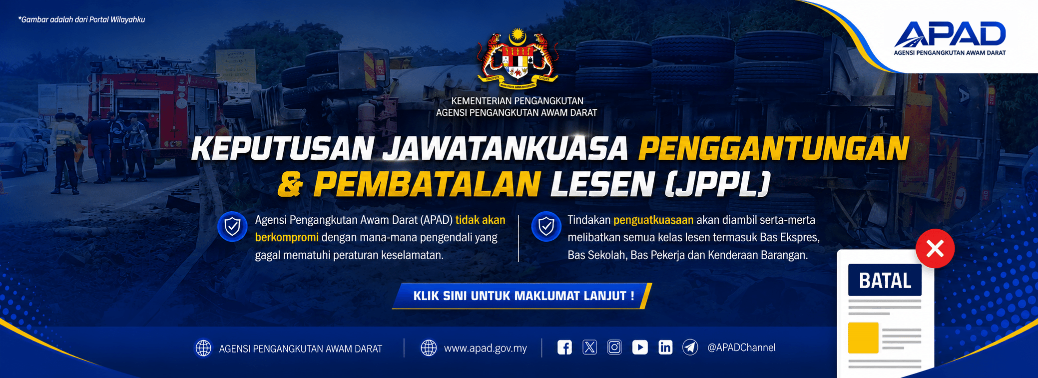 NOTIS PENGGANGTUNGAN & PEMBATALAN LESEN (JPPL) 2025