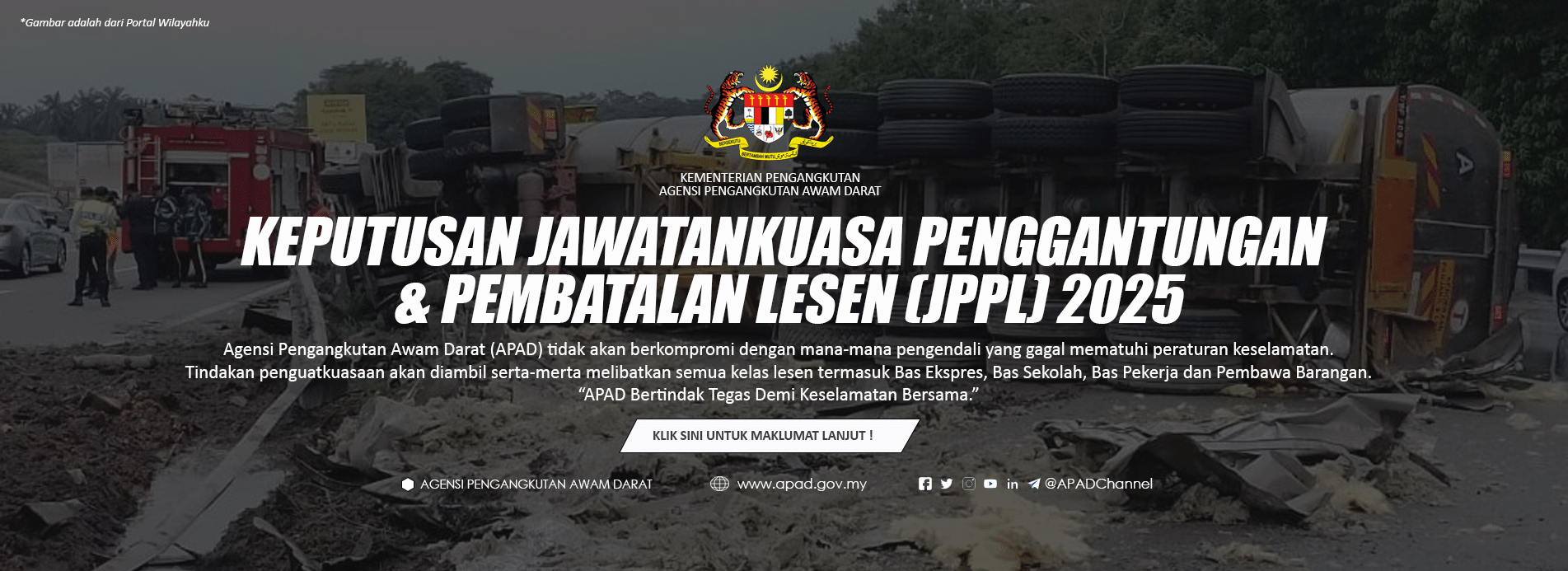 NOTIS PENGGANGTUNGAN & PEMBATALAN LESEN (JPPL) 2025