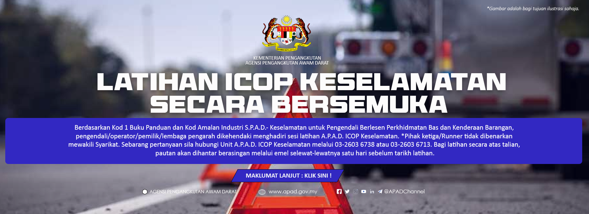 LATIHAN ICOP KESELAMATAN SECARA BERSEMUKA 2025