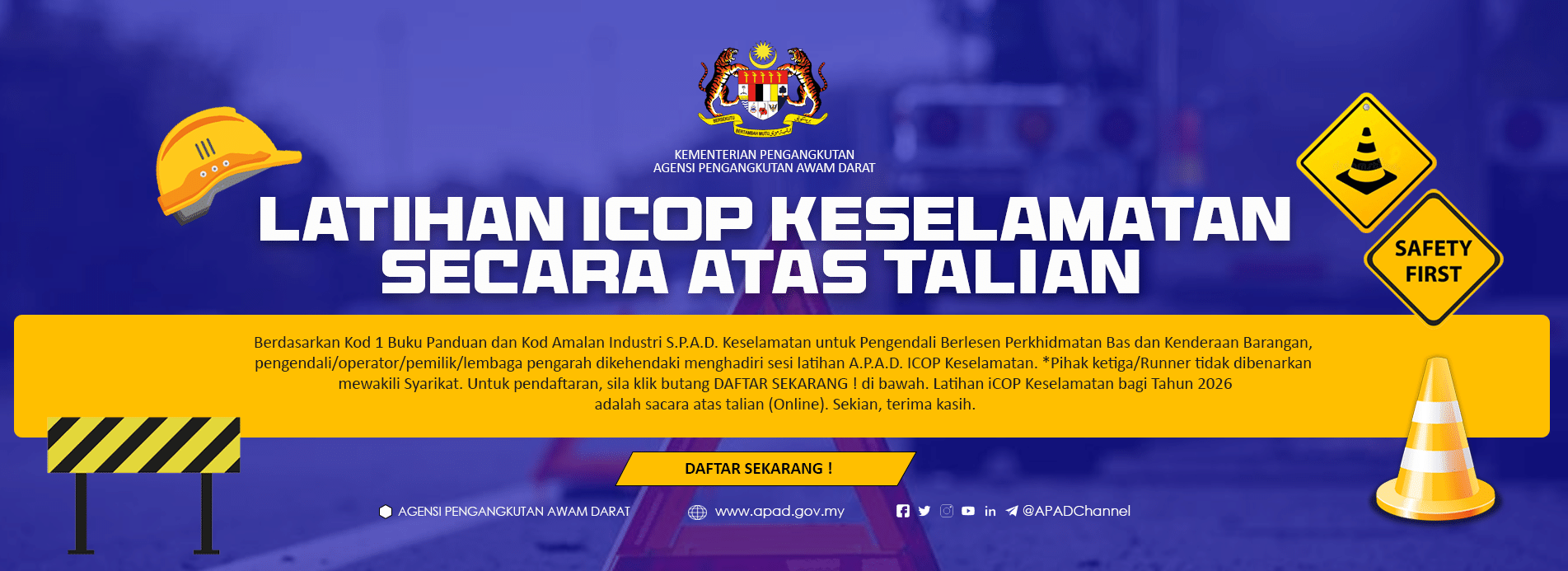 LATIHAN ICOP KESELAMATAN APAD