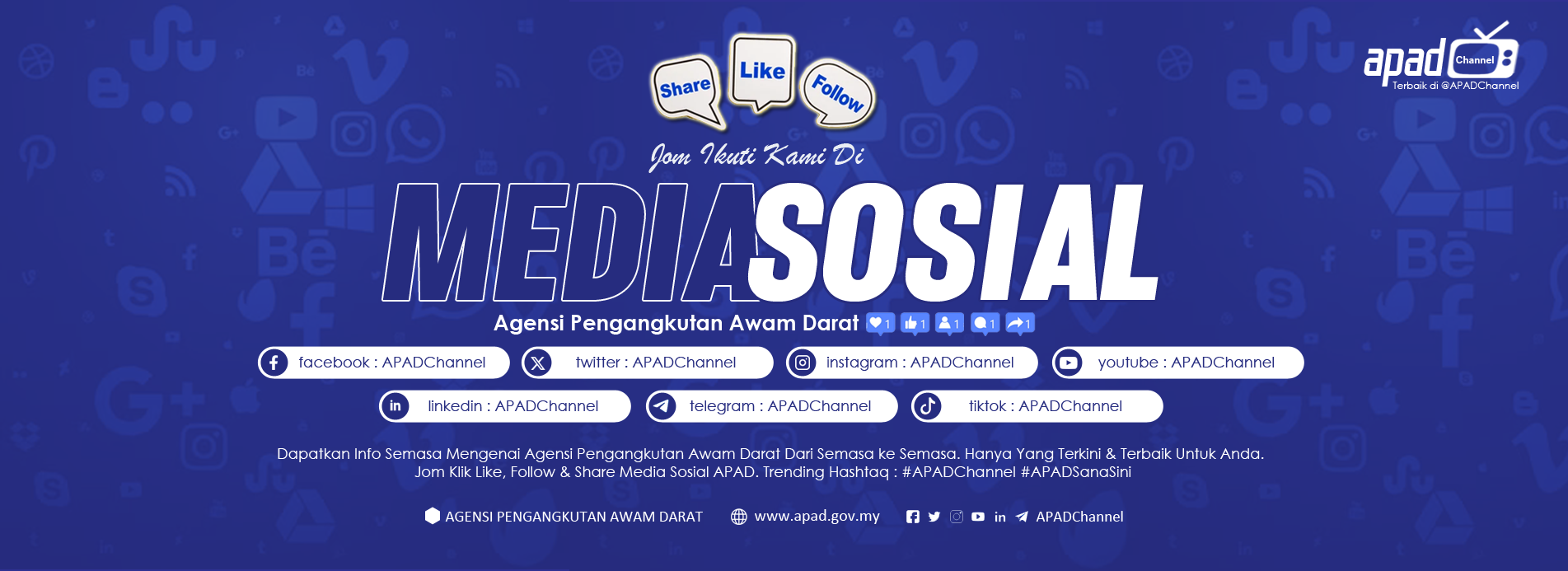 BANNER MEDIA SOSIAL APAD