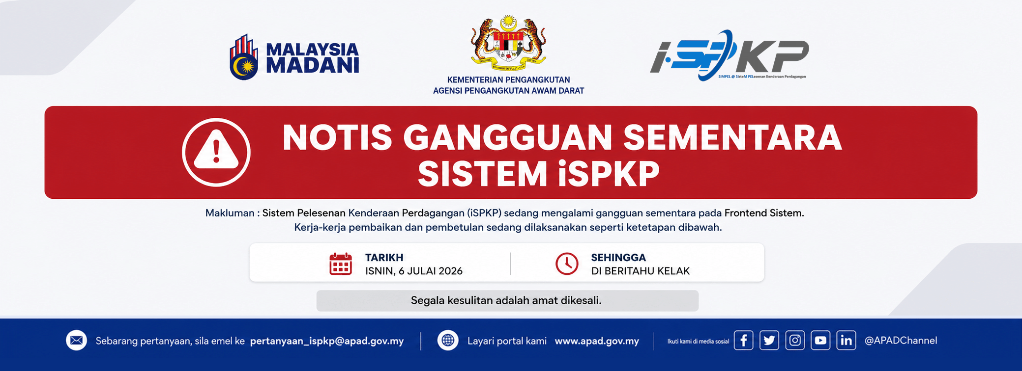 NOTIS PENYELENGGARAAN ISPKP 2026