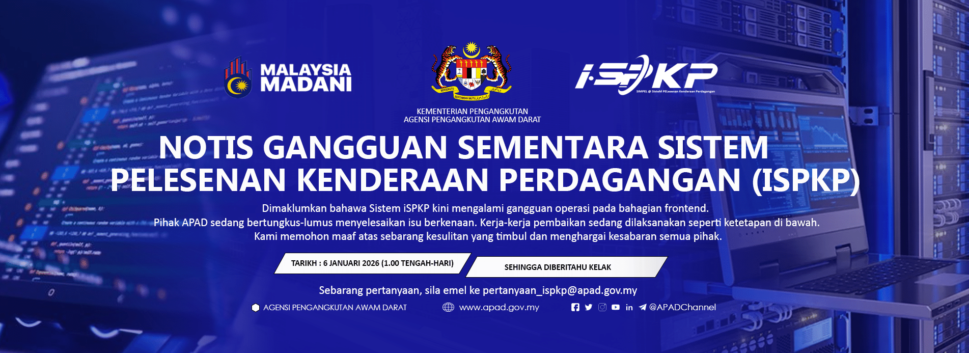 NOTIS PENYELENGGARAAN ISPKP JAN 2026