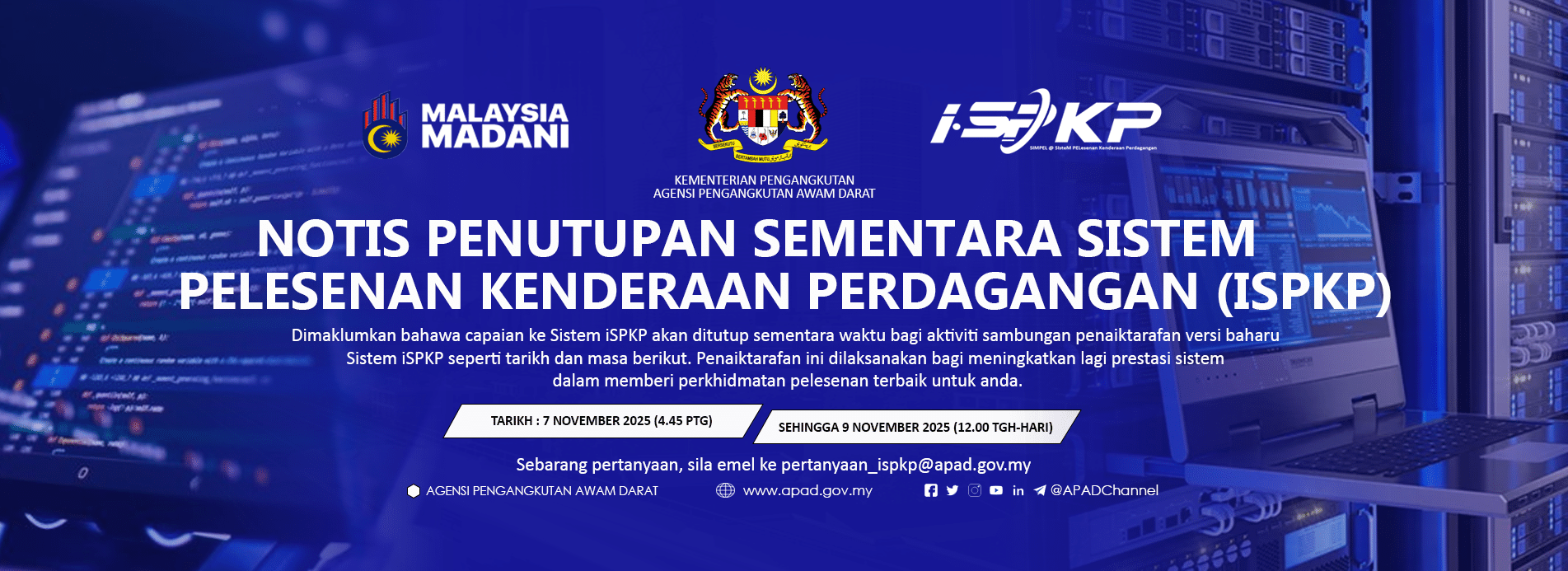 NOTIS PENYELENGGARAAN ISPKP NOV 2025