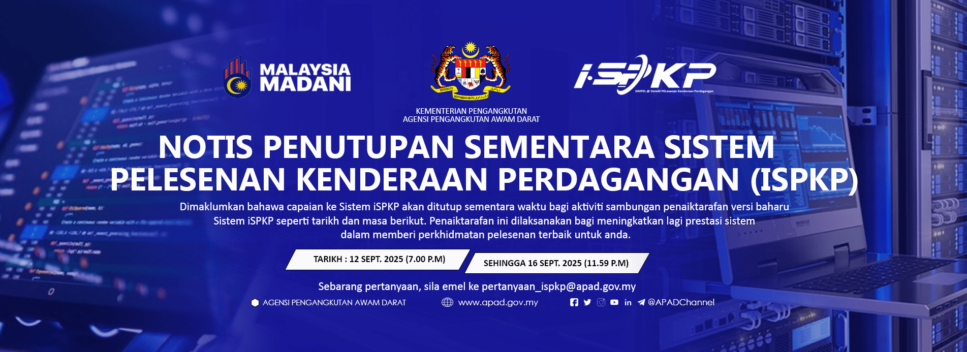NOTIS PENYELENGGARAAN ISPKP SEPT 2025