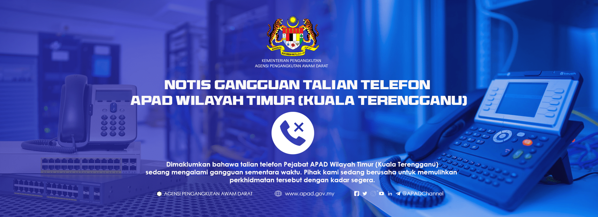 NOTIS GANGGUAN TELEFON